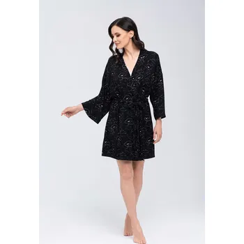 Dámský župan Župan model 170096 Babella černý XL