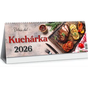 Kalendář Kuchárka 2026 - stolový kalendár