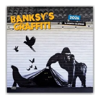 Banksy's Graffiti 2026 - 16-Monatskalender (BrownTrout Publishers Inc)(Kalendář)