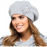 Kamea Sewilla šedý BARET univerzální velikost vlna teplý dámský