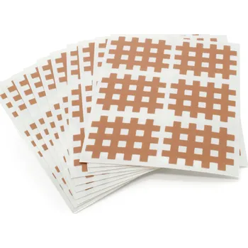 Tejpovací páska AFH Cross Tape – křížová tejpovací páska velikost 2 (28x36 mm), 60 ks, béžová