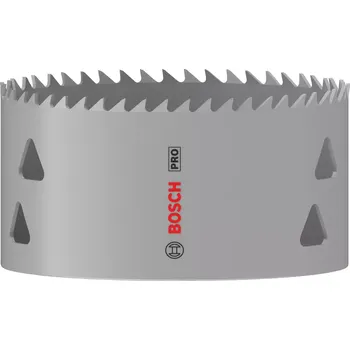 Pilová děrovka Vrtací korunka - děrovka na měkké dřevo, sádrokarton, plasty, kovové trubky a neželezné kovy Bosch PRO Multi Material - 95x44mm, 8% kobaltu, rychlořezná ocel, beznástrojový upínací systém Power Change Plus (2608901532)