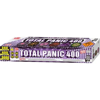 Zábavní pyrotechnika PROFI SLOŽENÝ OHŇOSTROJ TOTAL PANIC 400 RAN 1/1