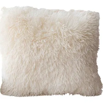Povlak na polštářek Jerry Fabrics Povlak s dlouhým vlasem 40 x 40 cm béžový