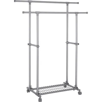 Věšák Stojan na oblečení MAKU šedý