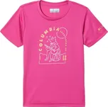 Dívčí triko Columbia MIRROR CREEK SHORT SLEEVE GRAPHIC SHIRT XL Růžová, Bílá, Oranžová