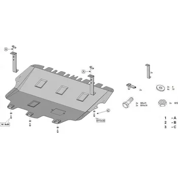 Kryt motoru Kryt pod motor SEAT ALHAMBRA VAN (711) - Plech - 8595698043894