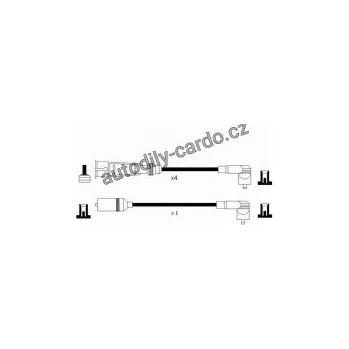 Zapalovací kabel Sada kabelů pro zapalování NGK RC-VW208 - VW