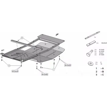 Kryt motoru Kryt pod motor FIAT STILO Hatchback (192) - Plech - 8595698040039