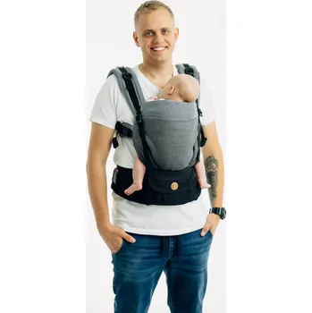 LennyLamb LennyUpGrade PRO, 100% bavlna - LITTLE HERRINGBONE OMBRE GREY