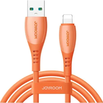 JOYROOM S-A59 nabíjecí a datový kabel - USB-A na Lightning - 1,2 m - oranžový