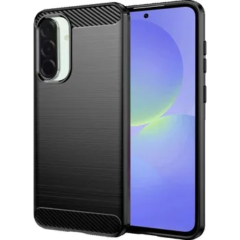 Pouzdro na mobilní telefon Techsuit - karbonový silikon - Samsung Galaxy A37 5G - černý