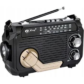 Radiopřijímač Bateriové rádio AM/FM PU XING PX-777 se solárním nabíjením