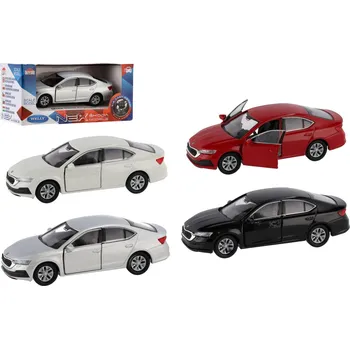 Dětské zboží Dromader Auto Welly Škoda Octavia kov/plast 11cm 1:34 na volný chod ass v krabičce 15x7x7cm