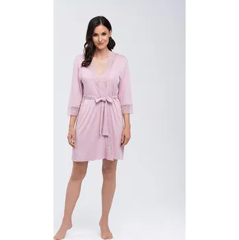 Dámský župan Župan model 173625 Babella růžový M