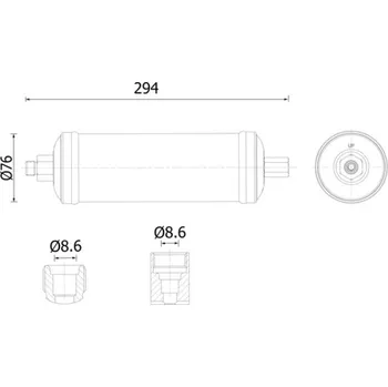 Sušič klimatizace Sušič klimatizace MAHLE ORIGINAL AD 320 000S