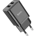 nabíječka Hoco N25 Marker 2A/10W s 2x USB-A výstupem černá černá HCA1393