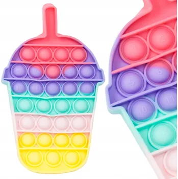 POP IT POPIT SHAKE ZABAWKA SENSORYCZNA BUBLINKY POP IT ANTISTRESOVÁ HRA NAPODOBUJÍCÍ NÁPOJ