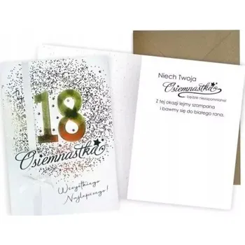 Obraz Přání k 18. narozeninám