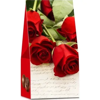 Čokoláda Selllot Bonboniéra Stříška červená růže 100g (Selllot Bonboniéra Stříška červená růže 100g)