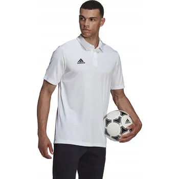 Pánské tričko Tričko adidas ENTRADA 22 Polo HC5067 - BÍLÉ, M
