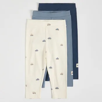 Dětská móda Reserved - Bavlněné kalhoty 3&nbsp;pack - modrá - 259HV-55X - 259HV-55X-92