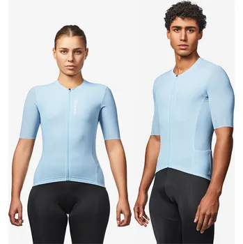 cyklistický dres VAN RYSEL Unisex dres na silniční cyklistiku Racer 2 L MODRÁ