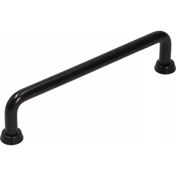 Nábytkové kování Nábytková úchytka gamet US18 pro zábradlí L-128 černá MAT