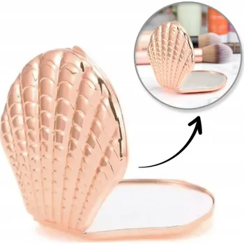 Kosmetické zrcátko Kapesní zrcátko oranžové Ecarla