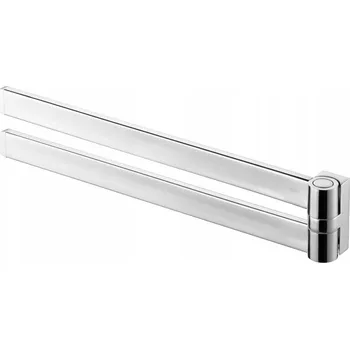 Věšák Věšák s otočným ramenem na kolíčky Bisk stříbrný