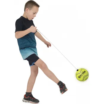 Fotbalová tréninková pomůcka Spordas Mini SwingSkill závěsný tréninkový míč 15 cm