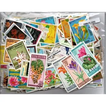 Poštovní známka Balíček známek - flóra - 1000 ks