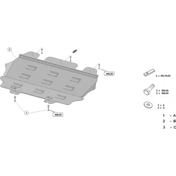 Kryt motoru Kryt pod motor CITROËN C4 II Box Body / Hatchback (NC_) - Plech - 8595698040633