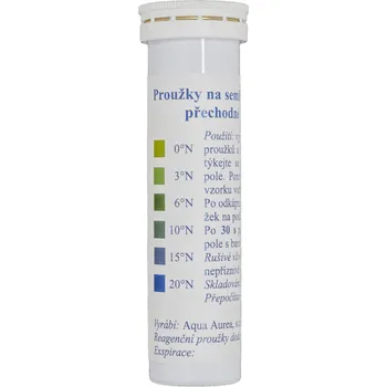 vodní filtr Souprava na stanovení přechodné tvrdosti, 100 proužků