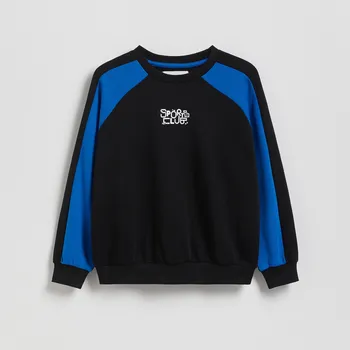 Dětská móda Reserved - Mikina oversized - černý - 582HR-99X - 582HR-99X-152