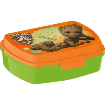 Svačinový box _Ostatní 1_ Box svačinový Strážci galaxie: Groot dětská svačinová kazeta 17x13x6cm st19874