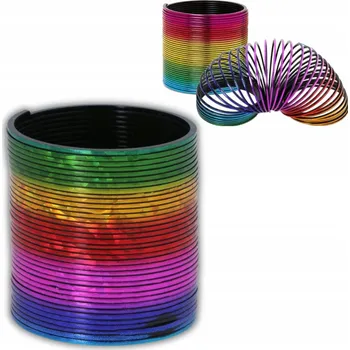 Hračka pro nejmenší HRAČKA PRUŽINA MAGICKÁ METALICKÁ