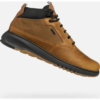 Pánská zimní obuv Geox Pánské Světle hnědá pánská kotníková obuv Geox Aerantis 4X4 ABX Hnědá 41 (2884711)