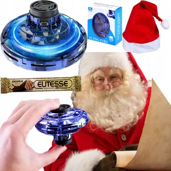 Dron Létající hračka fidget spinner LED dron pro děti