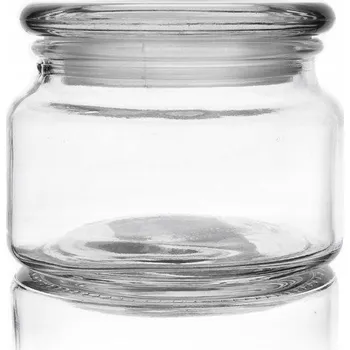 Dóza na potraviny SKLENĚNÁ DÓZA NA POTRAVINY S VÍKEM A TĚSNĚNÍM, OBĚDOVÝ BOX 380ML