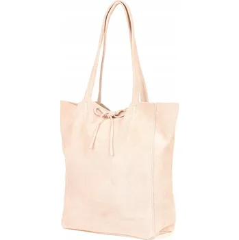 Kabelka Beltimore shopper kabelka z pravé kůže růžová