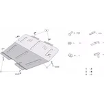 Kryt pod motor OPEL ASTRA G Hatchback (F48_, F08_) - Plech - 8595698041265
