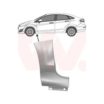 Blatník karosérie Blatník VAN WEZEL 1807155