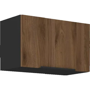 Kuchyňská linka Nábytek PEGAS s.r.o. Horní skřínka MONZA - 60 GU-36 1F, Černá mat/Ořech