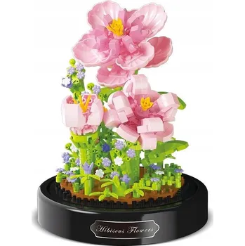 ostatní stavebnice Stavebnice KVĚTINY ve skle LES SKLENICE MAKROKLIMA DEKORACE DÁREK IBIŠEK