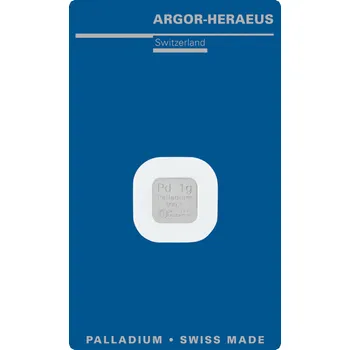 Argor Heraeus Investiční palladiový slitek 1 g