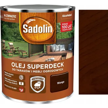 barva a nátěr na dřevo Olej na dřevo Sadolin Superdeck wenge 0,75 l