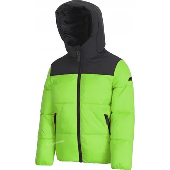 Chlapecká bunda 4F TEPLÁ ZIMNÍ CHLAPECKÁ BUNDA PROŠÍVANÁ / vel 158