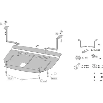 Motor automobilu Kryt pod motor HYUNDAI i10 (BA, IA) - Plech - 8595698042927