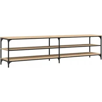 Televizní stolek TV stolek dub sonoma 200 x 30 x 50 cm, kovový rám